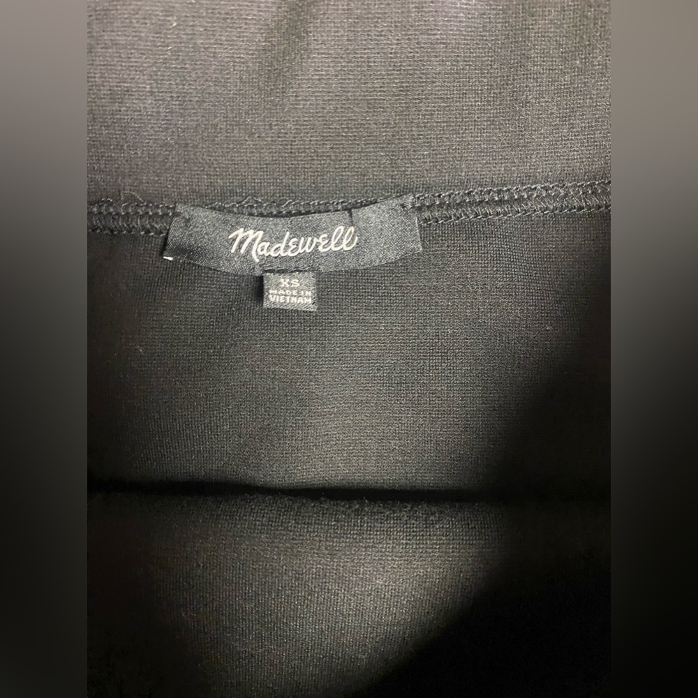 MADEWELL BLACK PENCIL SKIRT FOR WOMEN STRETCHY SIZE XSMALL - Picture 8 of 9